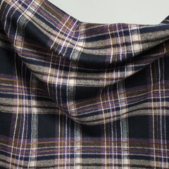 Premium Cotton Flannel Fabric | Yarn-Dyed Plaid