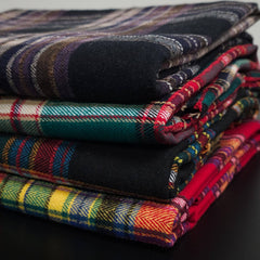 Premium Cotton Flannel | Yarn-Dyed Plaid | 4 Shades