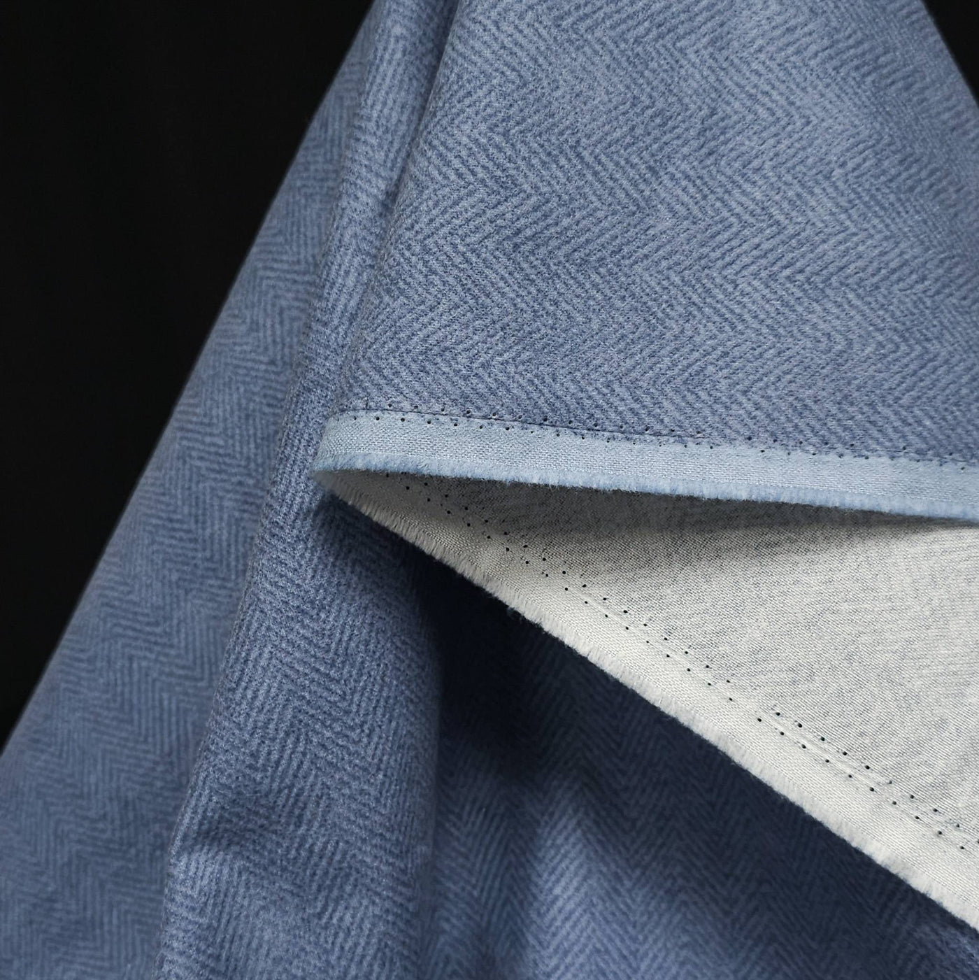 Woolies Flannel | By Maywood Studio | Herringbone | Dusty Blue