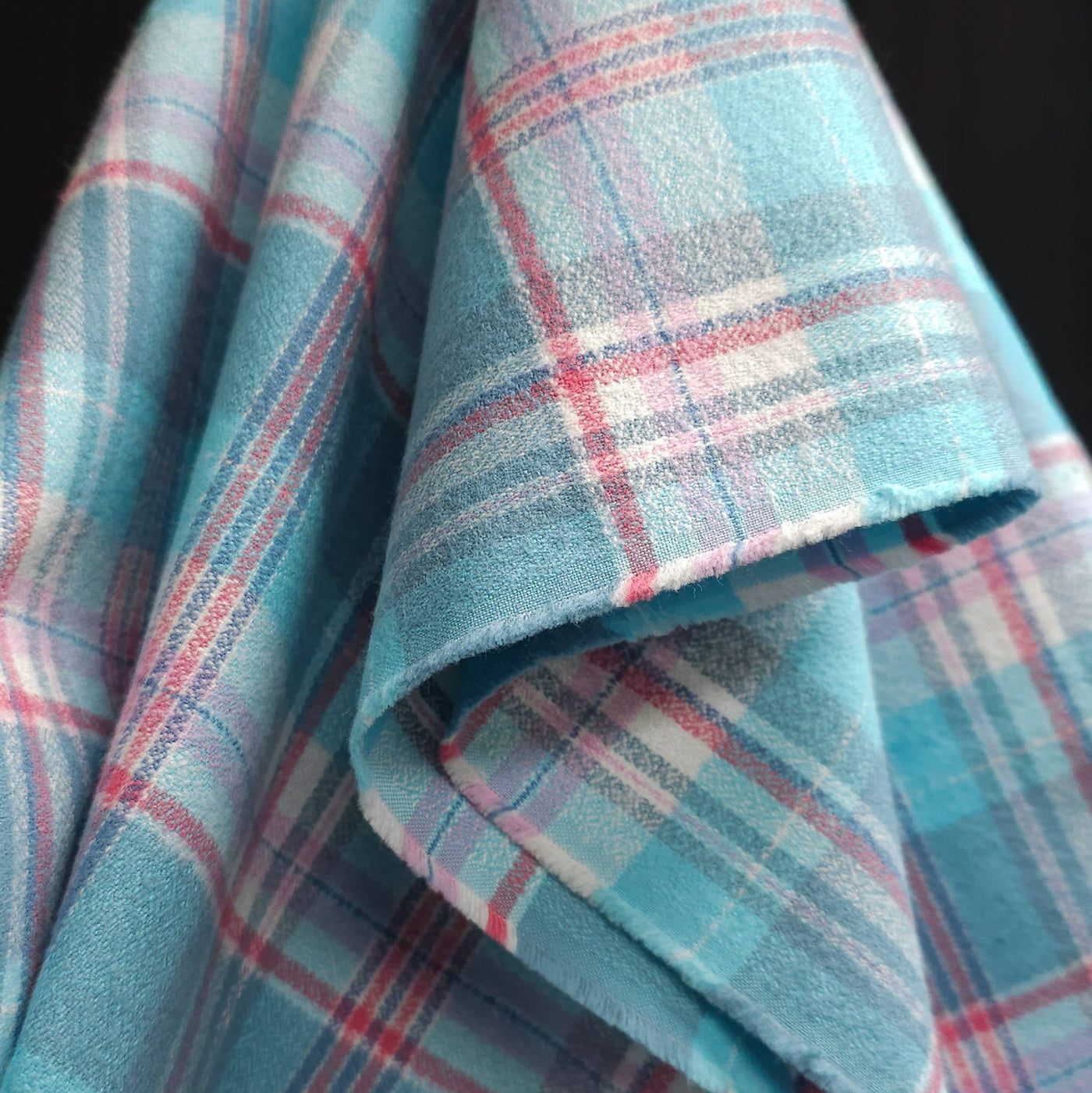 Mammoth Organic Flannel | Junior | Robert Kaufman | Aqua