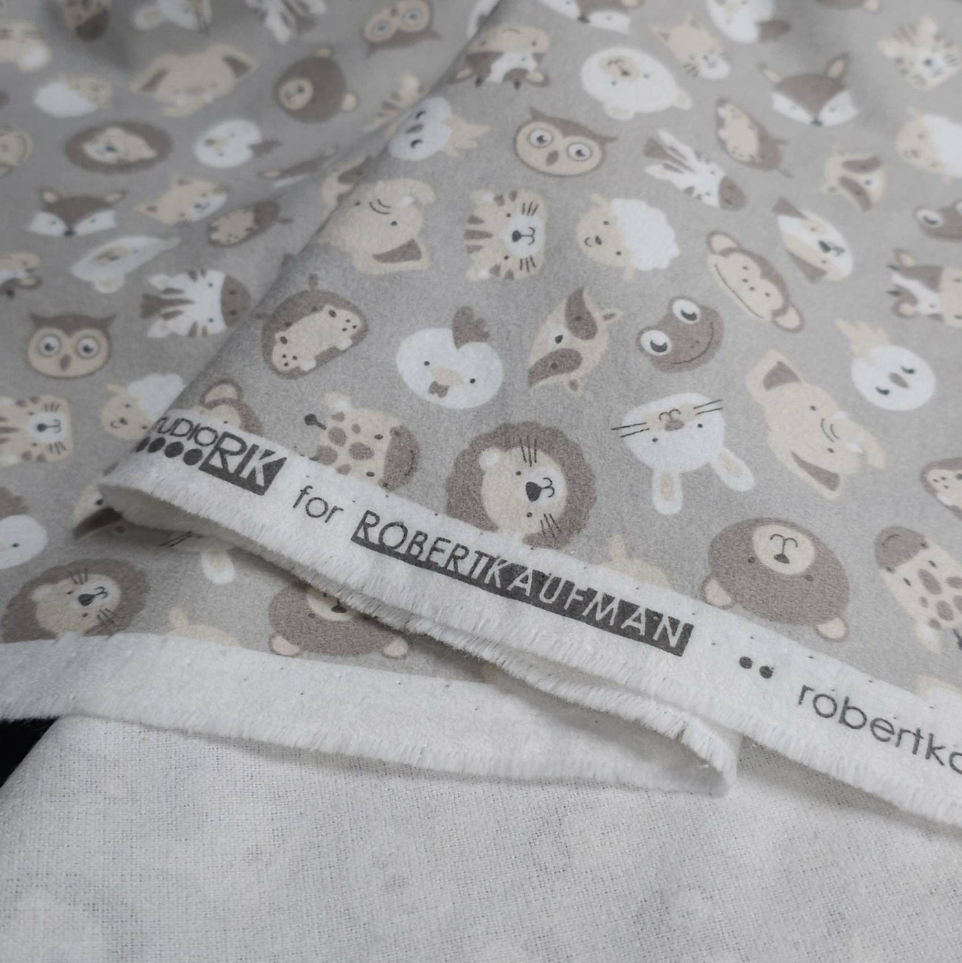 Cozy Cotton Flannel | Fog | Robert Kaufman