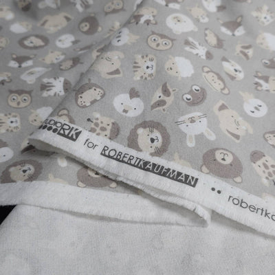 Cozy Cotton Flannel | Fog | Robert Kaufman