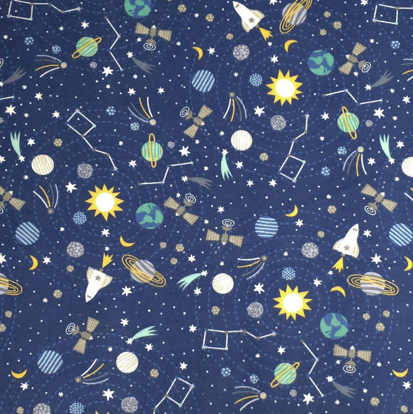 Astrobot Flannel | Midnight | Robert Kaufman