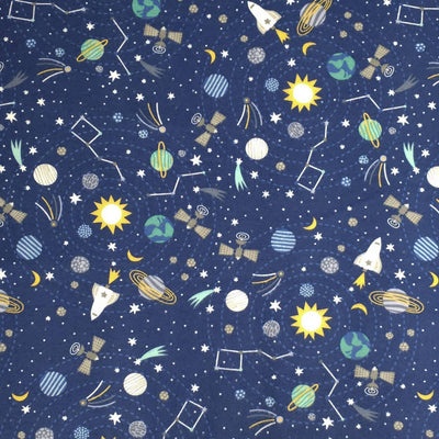 Astrobot Flannel | Midnight | Robert Kaufman