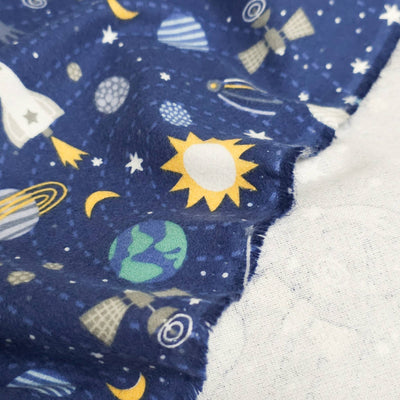 Astrobot Flannel | Midnight | Robert Kaufman