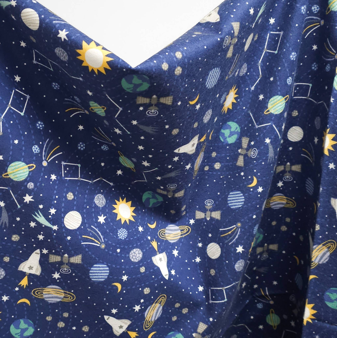 Astrobot Flannel | Midnight | Robert Kaufman