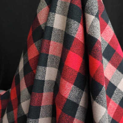 Mammoth Organic Flannel | Robert Kaufman | Red