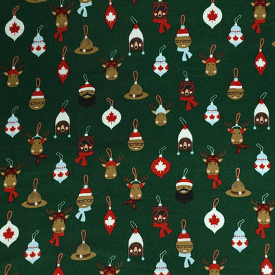 Critter Ornaments Flannel | Robert Kaufman