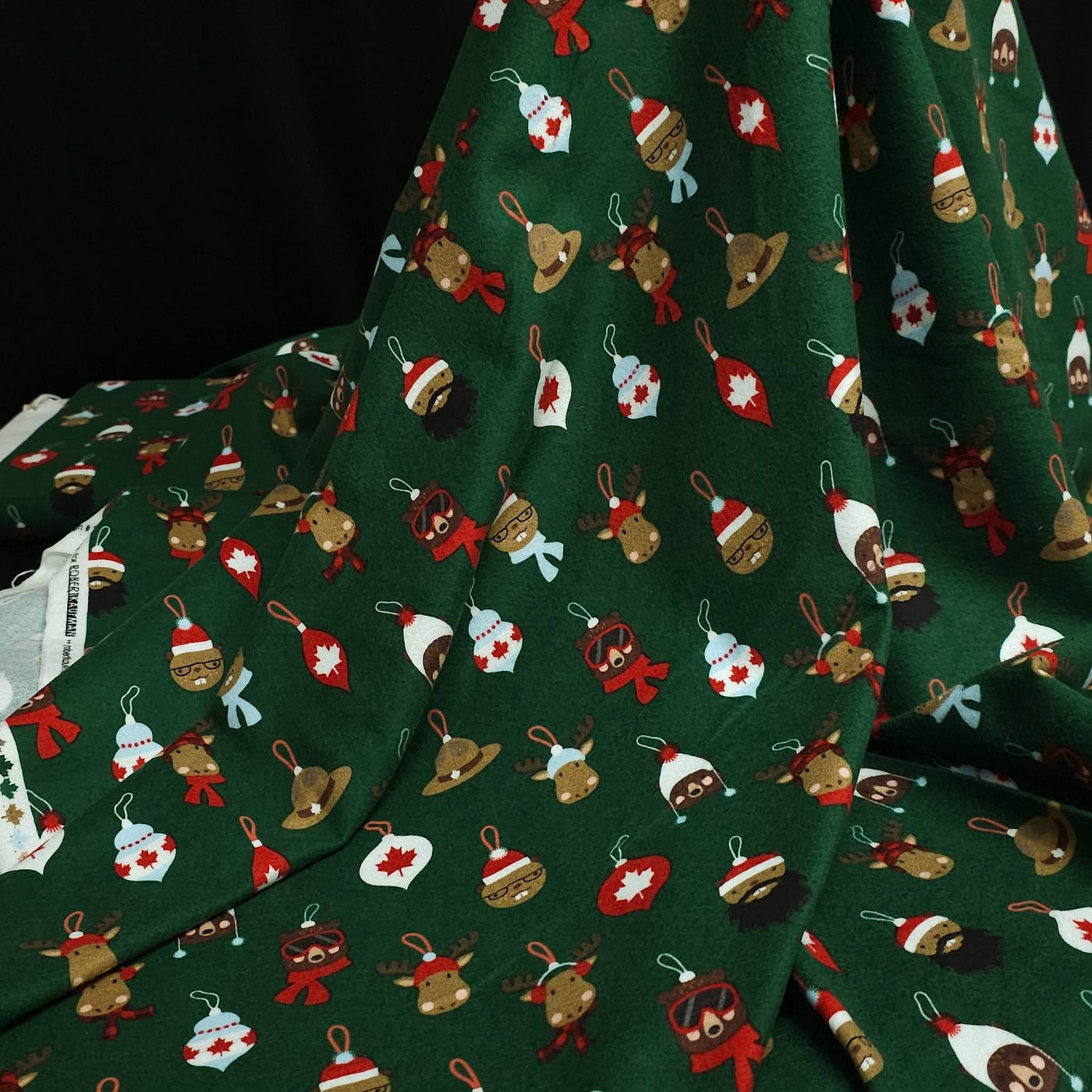 Critter Ornaments Flannel | Robert Kaufman