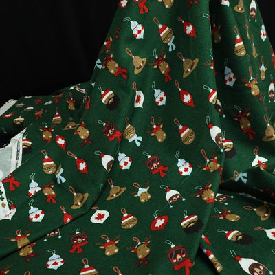 Critter Ornaments Flannel | Robert Kaufman