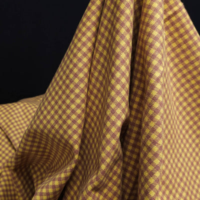 Primo Plaid Flannel | Marcus Fabrics | Gold