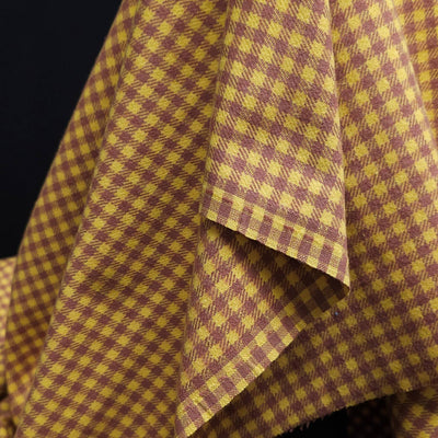 Primo Plaid Flannel | Marcus Fabrics | Gold