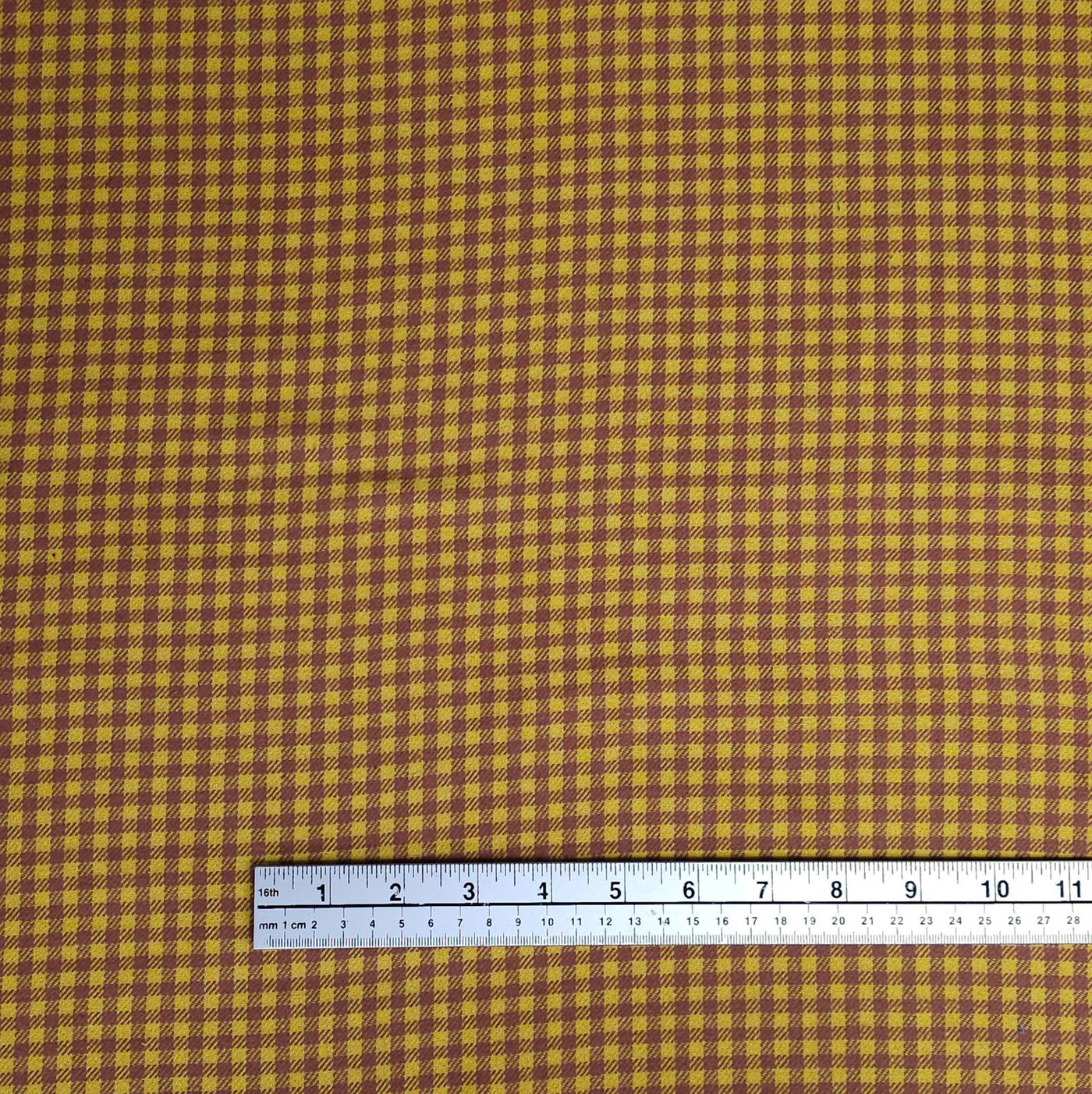 Primo Plaid Flannel | Marcus Fabrics | Gold