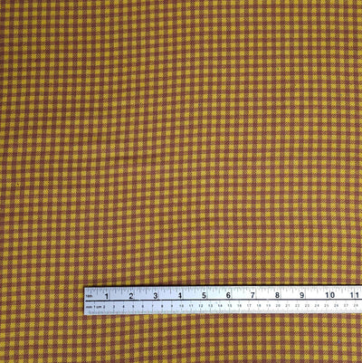 Primo Plaid Flannel | Marcus Fabrics | Gold