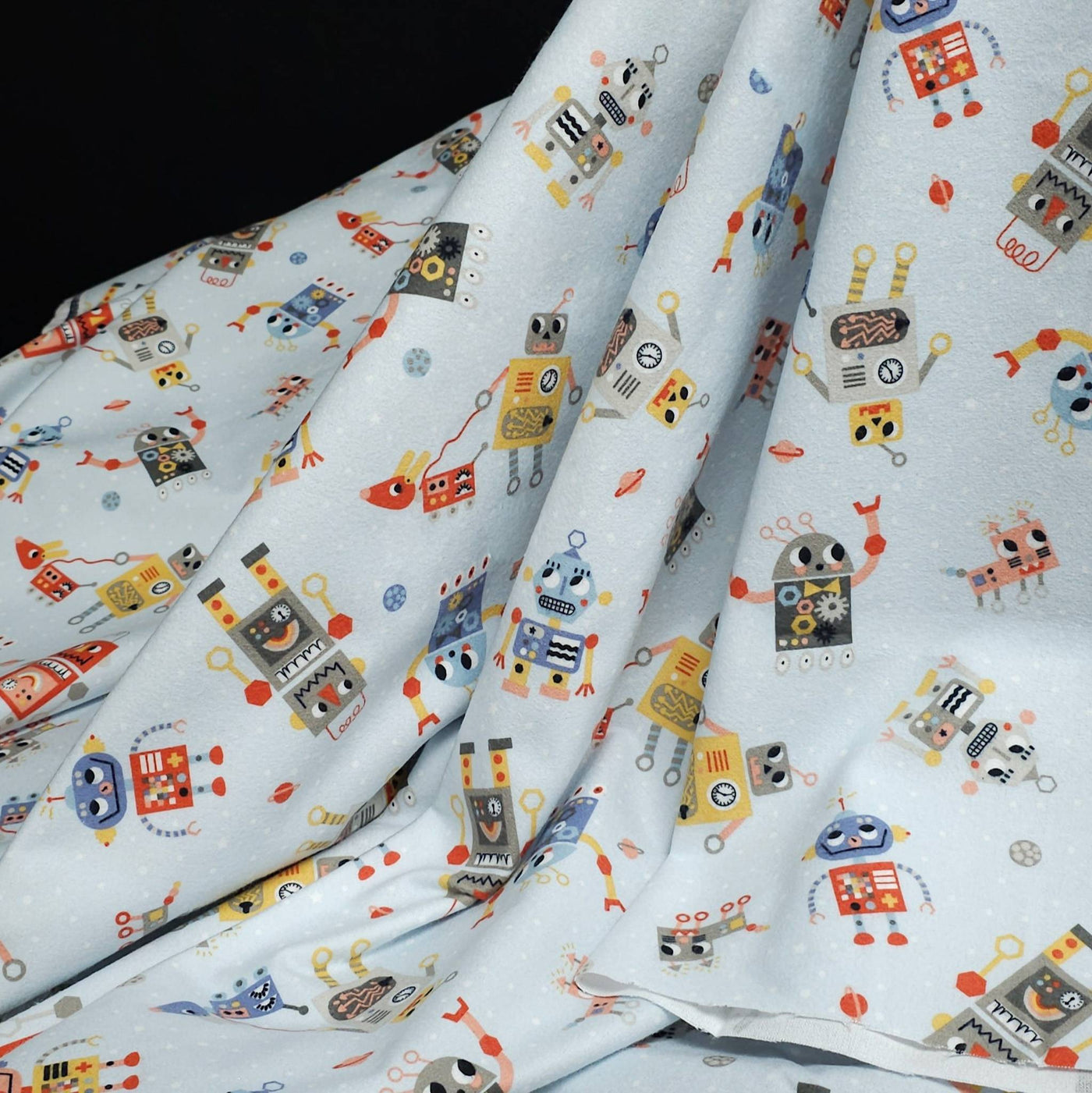 Astrobot Flannel | Robert Kaufman