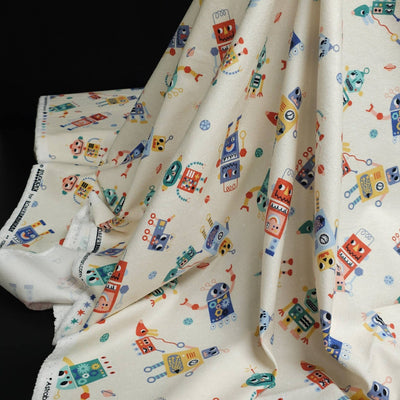 Astrobot Flannel | Robert Kaufman