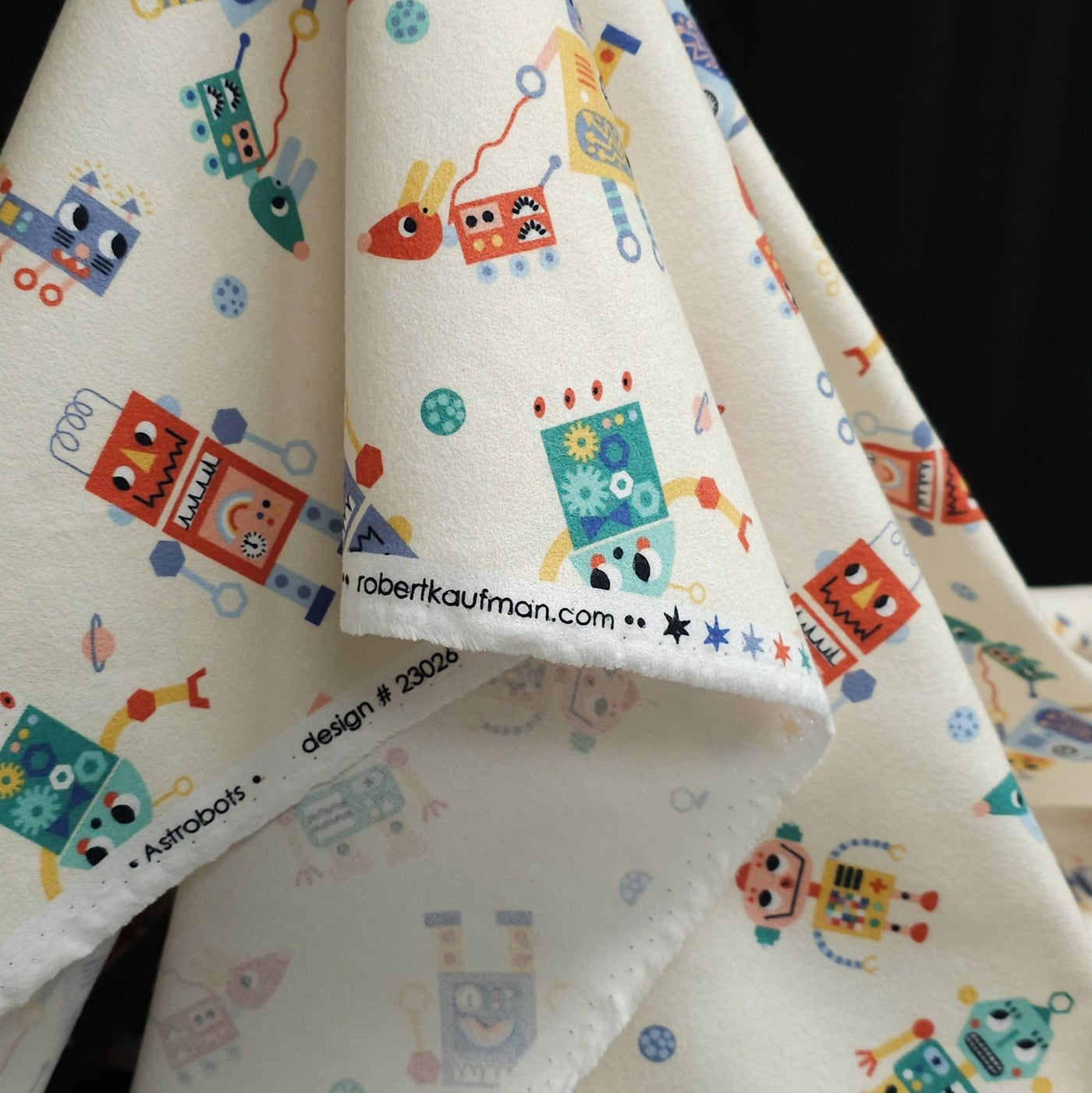 Astrobot Flannel | Robert Kaufman