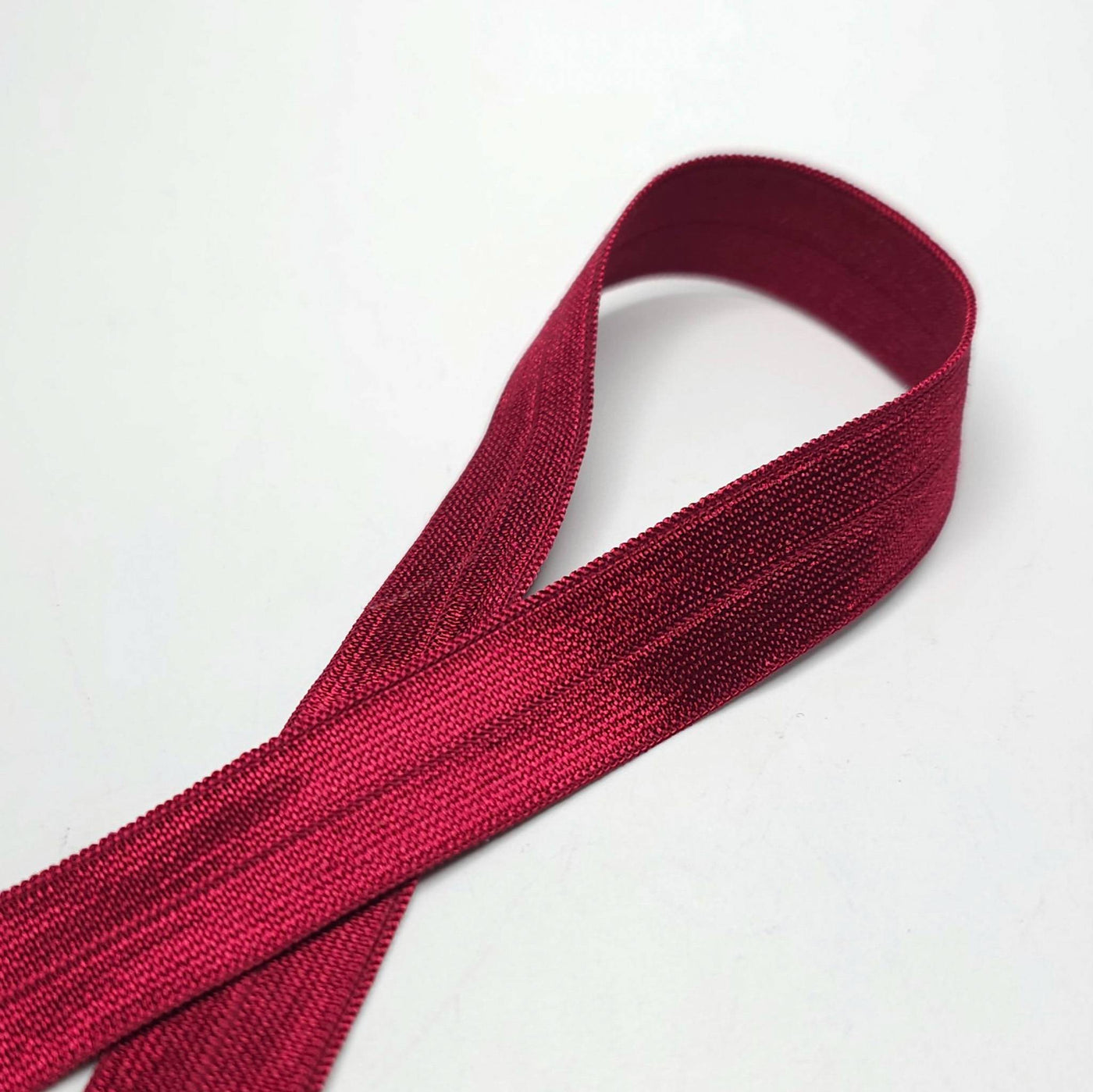 Fold-Over Elastic | 15 mm | Raspberry