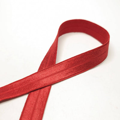 Fold-Over Elastic | 13 mm - 1/2" - Crimson
