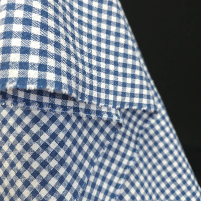 Organic Cotton | Gingham | 5 mm - Blue