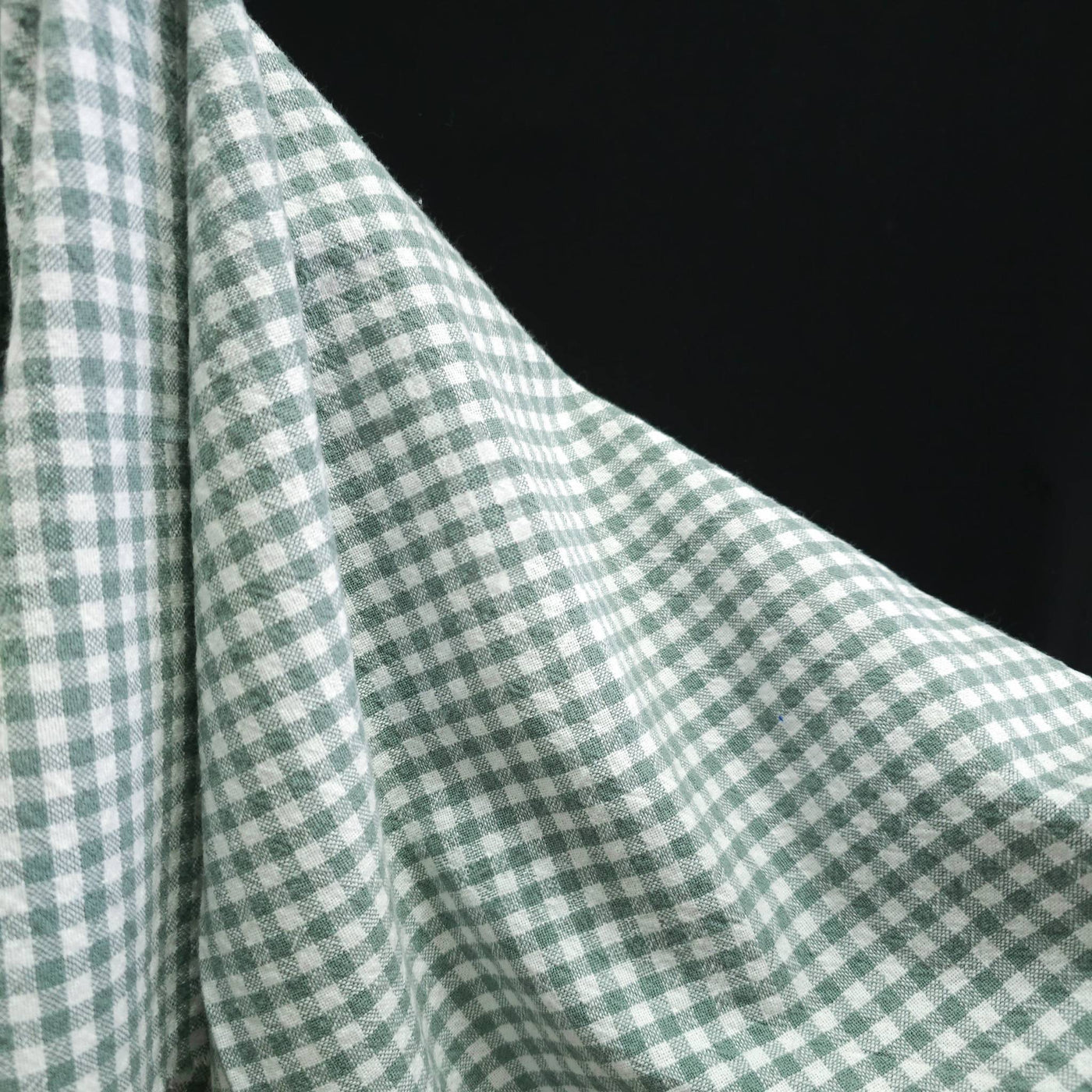 Organic Cotton | Gingham | 5 mm - Sage