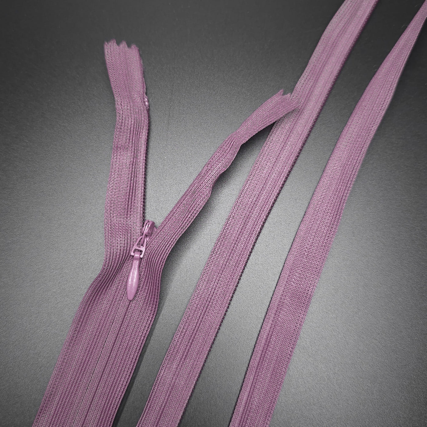 Invisible Nylon Zipper  | #3 | Purple | 18'' - 46cm