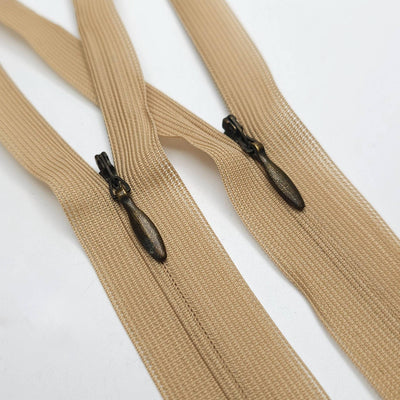 Closed End Invisible Zipper | #3 | Camel | 5 3/4'' - 14.5 cm