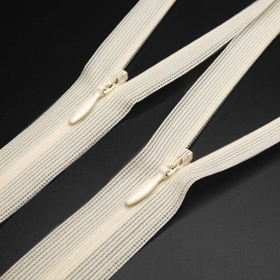 Closed End Invisible Zipper | #2 | 7 1/2'' - 19 cm - Cream