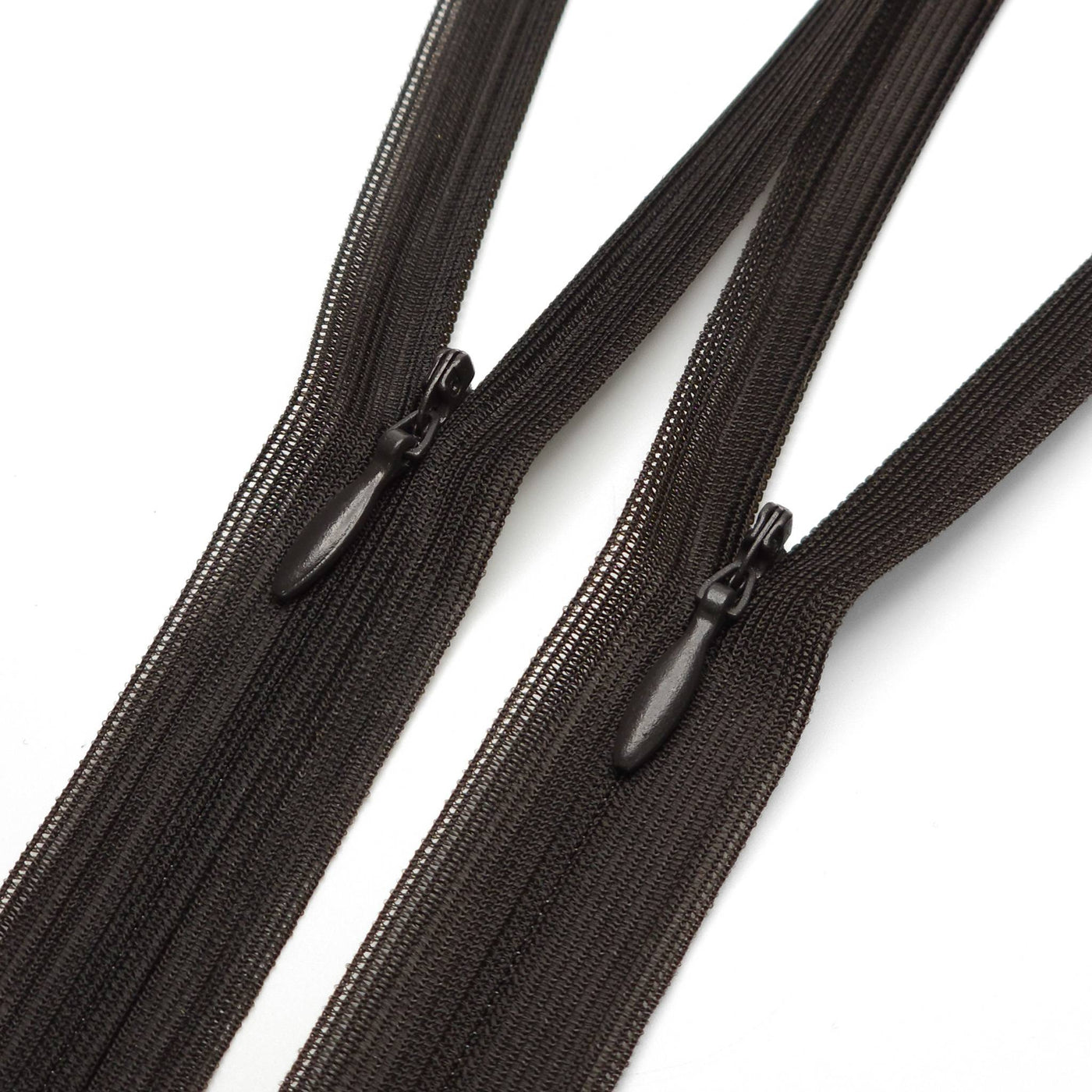 Closed End Invisible Zipper | #2 | 7 1/2'' - 19 cm - Brown