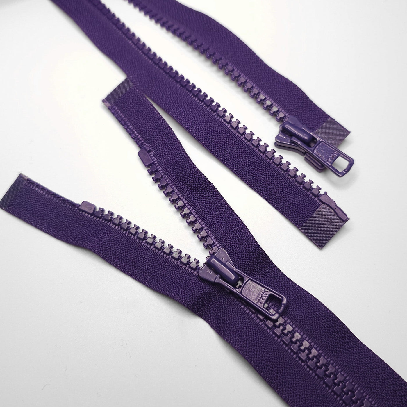 YKK Open-End Zipper | Molded Plastic | Purple | #5 | 17'' - 43 cm