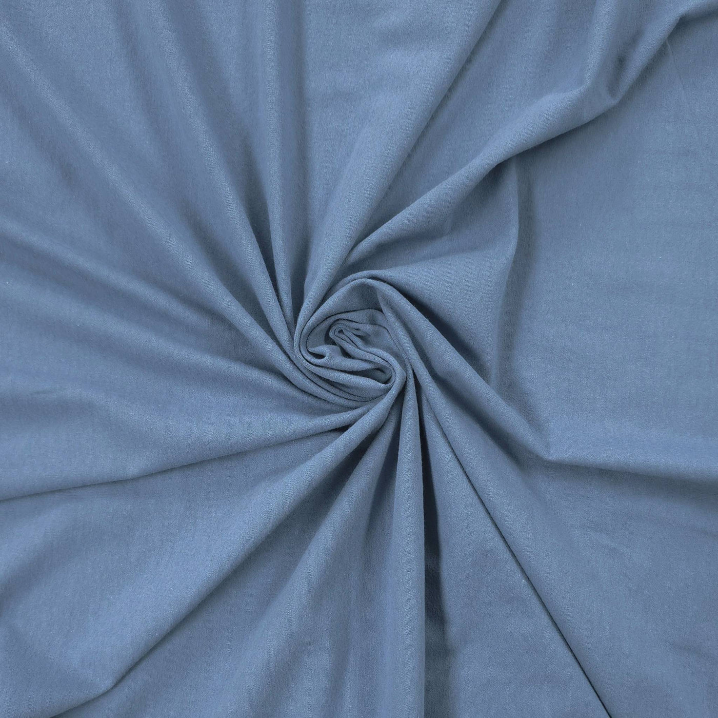 Lightweight Cotton & Bamboo Jersey Fabric | Steel Blue