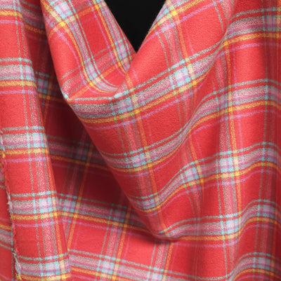 Mammoth Junior Organic Flannel | Strawberry | Robert Kaufman