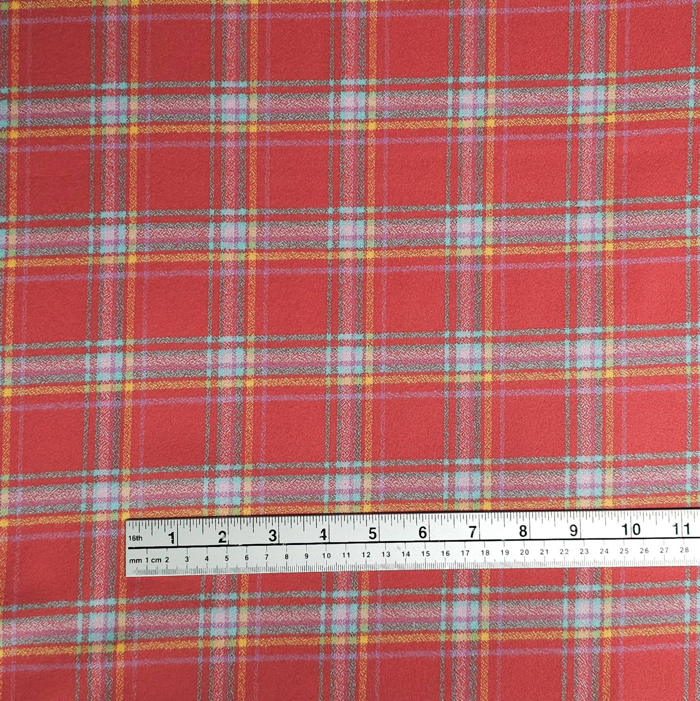 Mammoth Junior Organic Flannel | Strawberry | Robert Kaufman