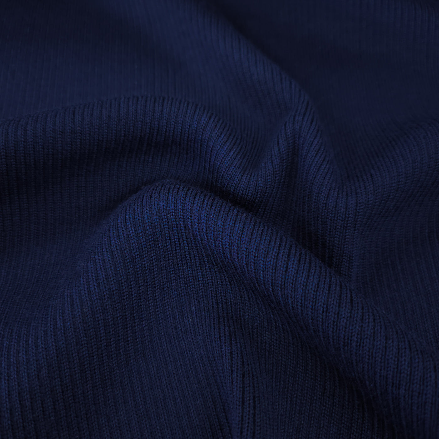 Ribbed Sweater Knit | Navy | Proudly Knitted in Montréal