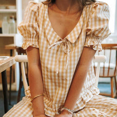 PDF SEWING PATTERN | Pauline Ruffle Top | Maéli Paris | FRENCH ONLY