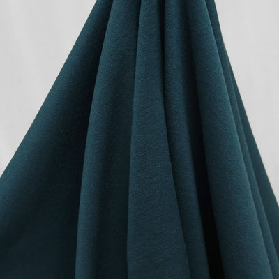 Merino Wool Knit | From New Zealand | Canada Goose Deadstock | Teal | 74 cm | END OF ROLL