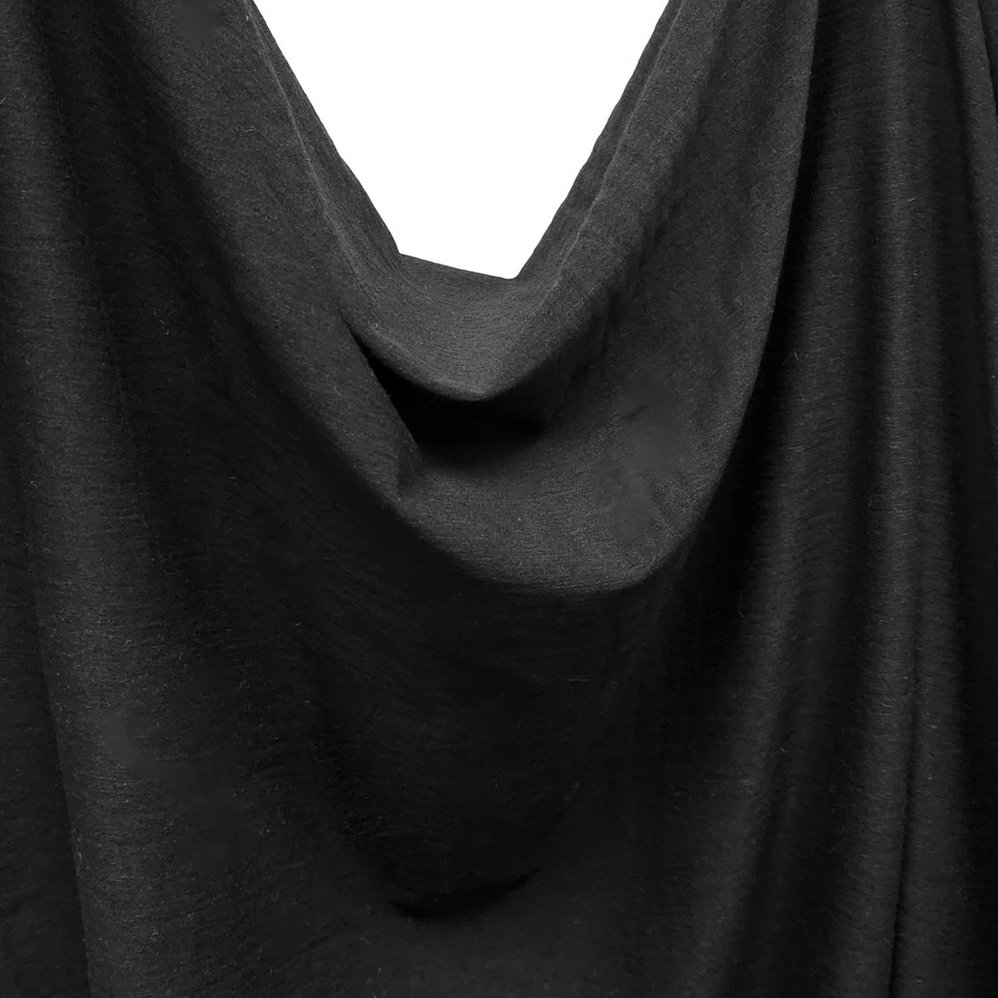 Merino Wool Jersey | Black | From New Zealand | Canada Goose Deadstock