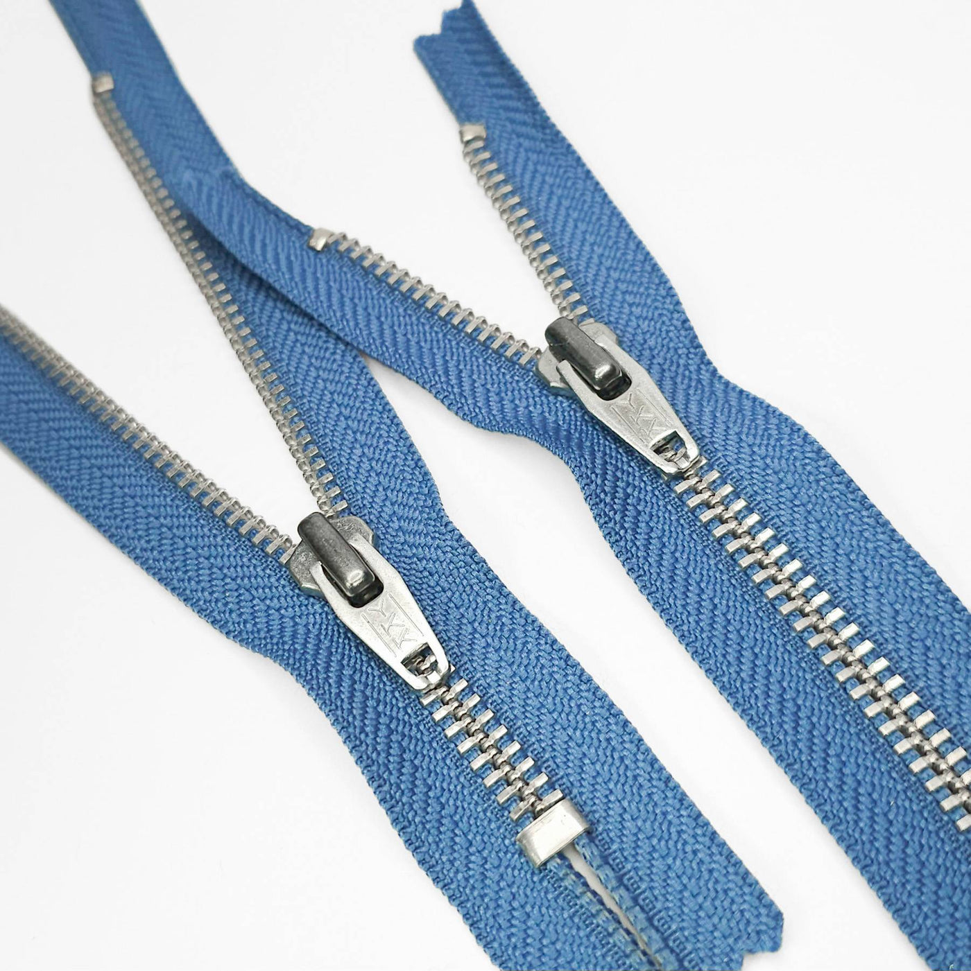 YKK | Closed End Zipper | Metal | Blue | #5 | 5 3/4'' - 14.5 cm