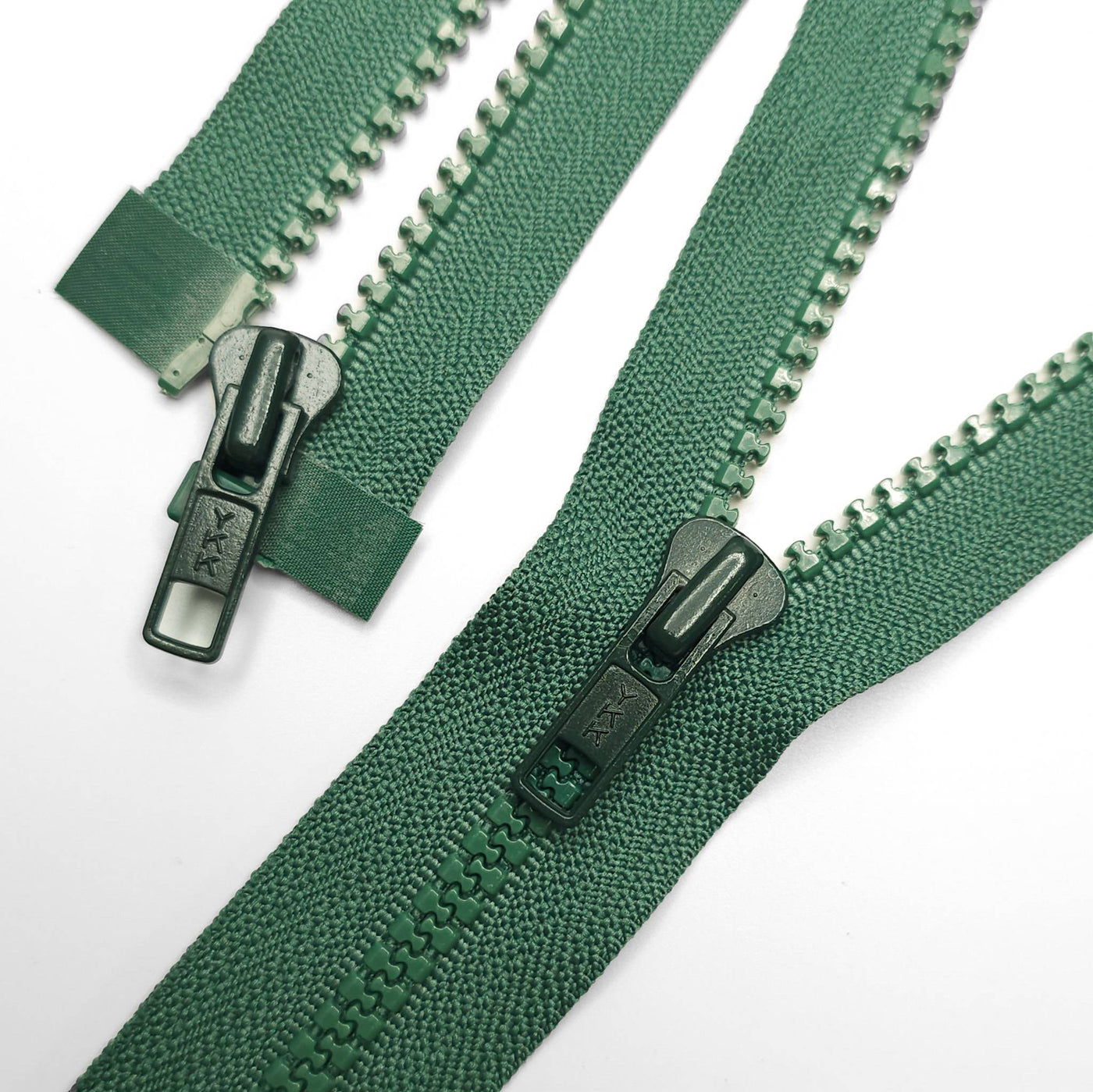 YKK | Open End Zipper | Molded Plastic | Green | #5 | 13 '' - 33 cm