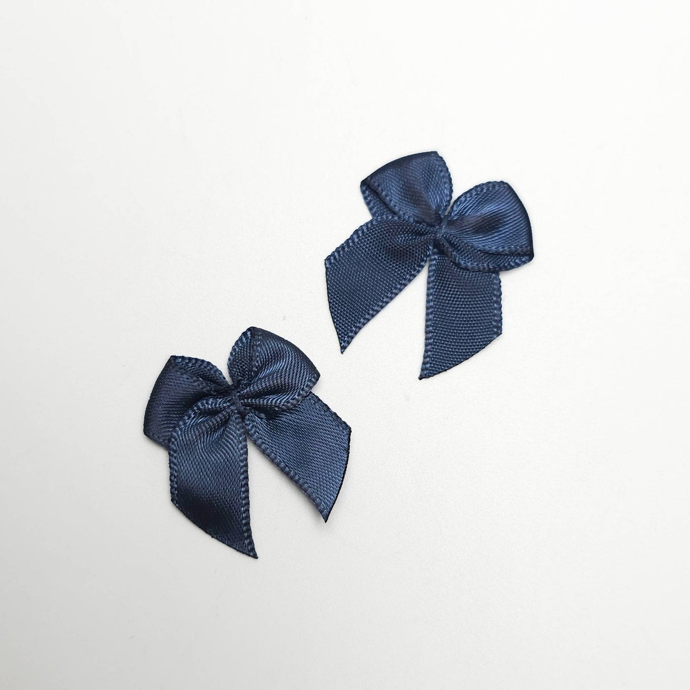 Satin Bows Navy