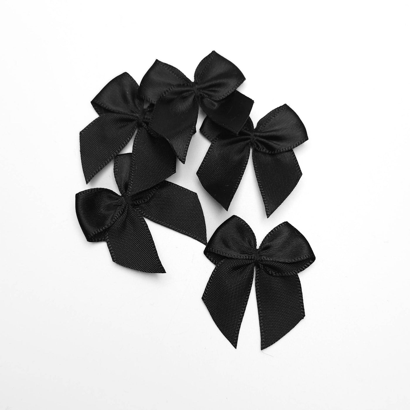 Satin Bows Black 
