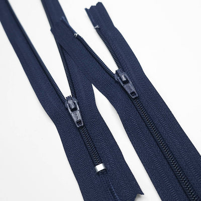 KKF | Closed End Nylon Coil Zipper | Navy | #3 | 7 1/2'' - 19 cm