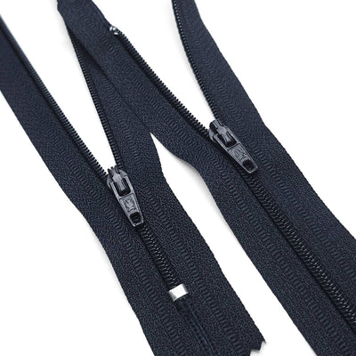 Closed End Nylon Coil Zipper | Very Dark Navy | #3 | 6'' - 15 cm