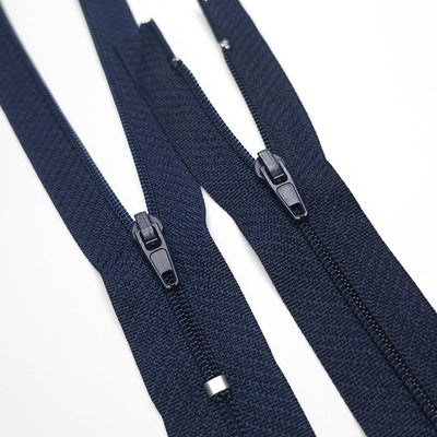Closed End Nylon Coil Zipper | Navy | #2 | 6'' - 15 cm 