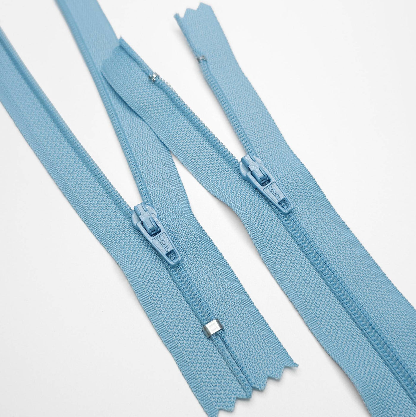 KKF | Closed End Nylon Coil Zipper | #3 | Light Blue | 6'' - 15 cm