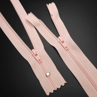 KKF | Closed End Nylon Coil Zipper | Sakura Pink | #3 | 6 1/2'' - 16.5 cm