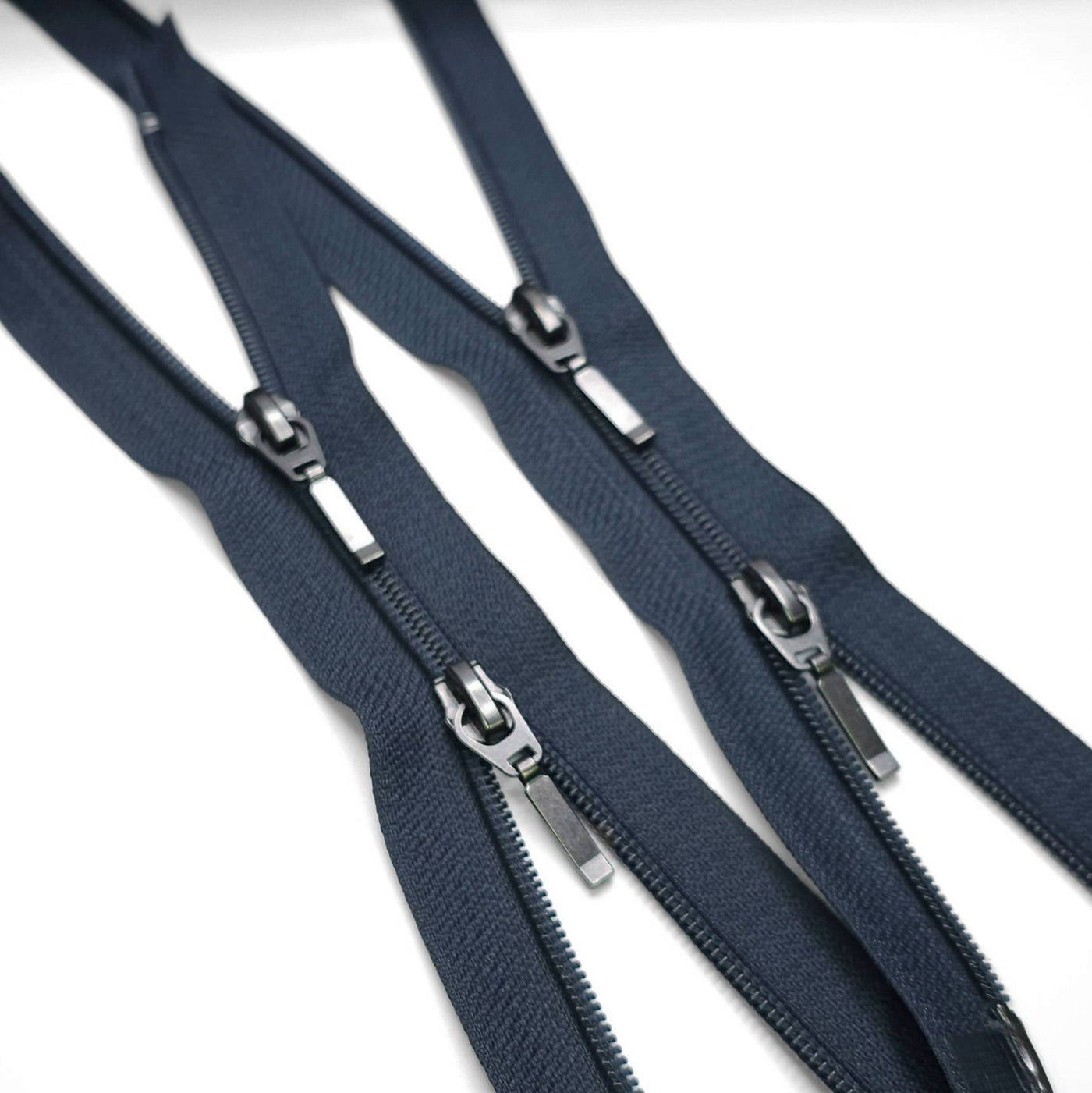 KKF | 2 Ways Open-End Zipper | Nylon Coil | Navy | #5 | 24'' - 61 cm