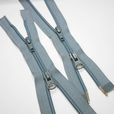 YKK | 2 Ways Open-End Zipper | Nylon Coil | Pale Sky Blue | #5 | 17 3/4'' - 45 cm