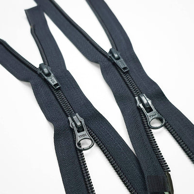 YKK | 2 Ways Open-End Zipper | Nylon Coil | Dark Navy | #5 | 17 3/4'' - 45 cm