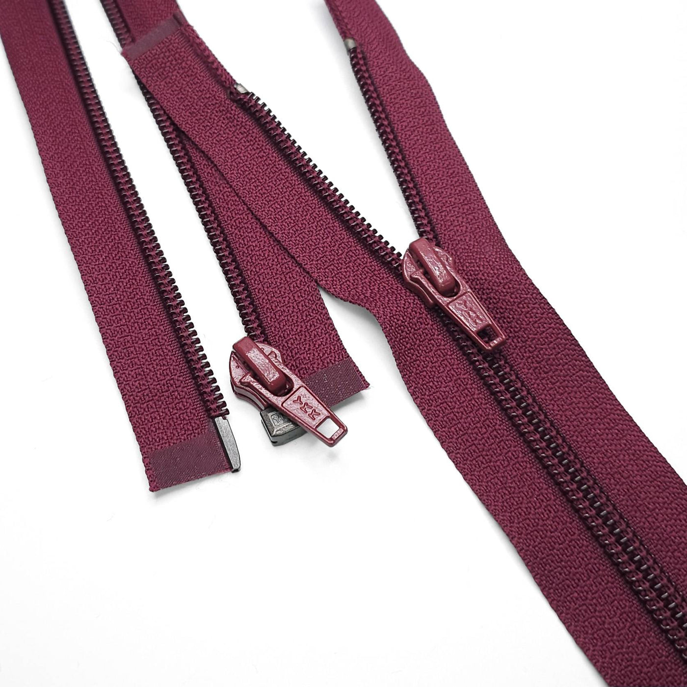 YKK | Open End Zipper | Nylon Coil | #5 | Beaujolais | 16'' - 40.5 cm